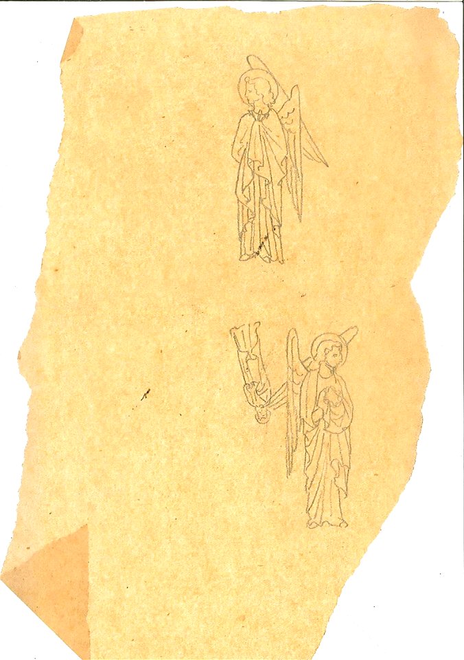 Three Studies of Angels by Kunstwerkplaatsen Cuypers & Co. Cuypershuis 0682g