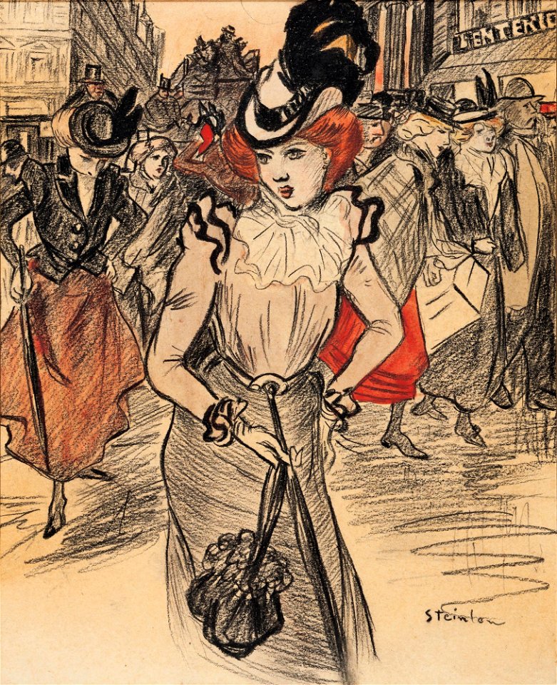 Théophile Alexandre Steinlen Il n’y est pas