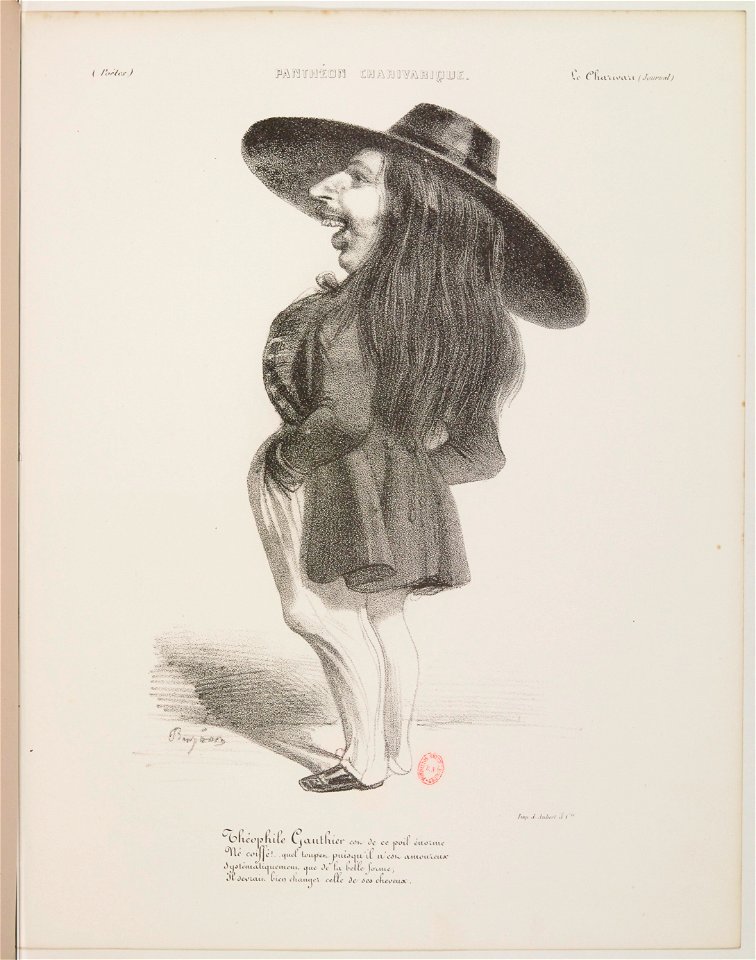 Théophile Gautier- Panthéon charivarique