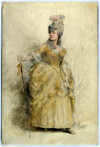 Théobald Chartran - Portrait de Réjane (1856-1920) en costume de scène - P1650 - Musée Carnavalet