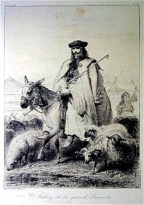 Théodore Valério - un Juhasz de la grande Kumanie. Free illustration for personal and commercial use.