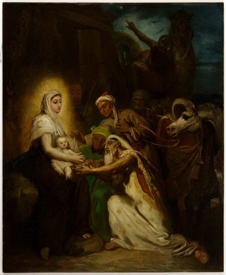 Théodore Chassériau - L'Adoration des Mages - PDUT1808 - Musée des Beaux-Arts de la ville de Paris