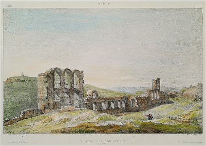 Théâtre d'Herode Atticus - Rey Etienne - 1867