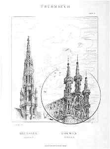Thurmbuch Tafel 019 Brüssel Rathaus Löwen Rathaus
