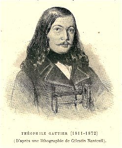 Théophile Gautier-dessin de litho-01