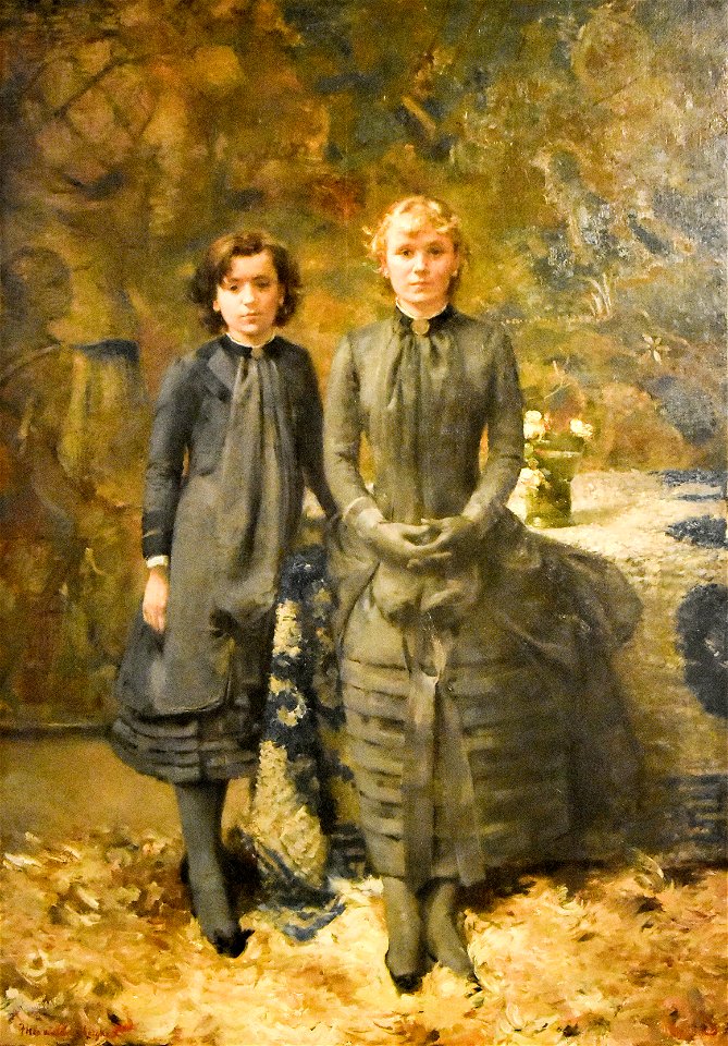 Théo van Rysselberghe (1862-1926) De zusters van schilder Schlobach - La Boverie Luik 23-08-2018