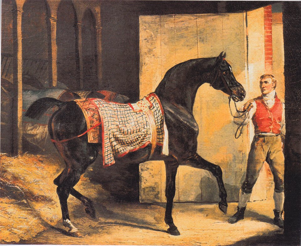 Théodore Géricault - Das Pferd geht aus dem Stall - ca1810