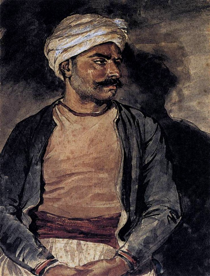 Théodore Géricault - A Turk (Mustapha) - WGA08646