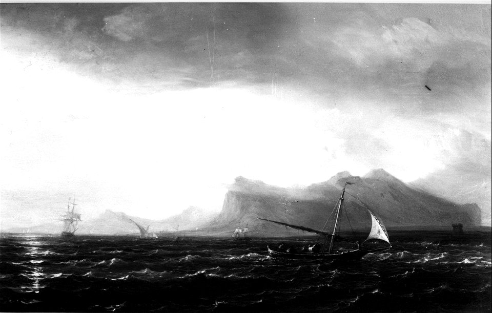 Théodore Gudin - Een gezicht op de Spaanse kust - SA 1012 - Amsterdam Museum