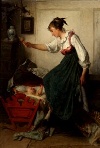 Théodore Gérard The new rattle 1875