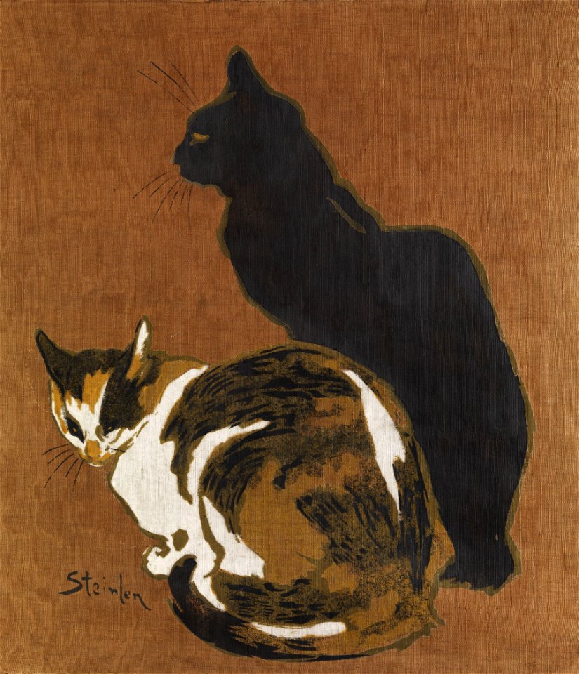 Théophile-Alexandre Steinlen Zwei Katzen