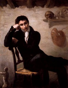 Théodore Géricault - Portrait of an Artist in His Studio - WGA08634