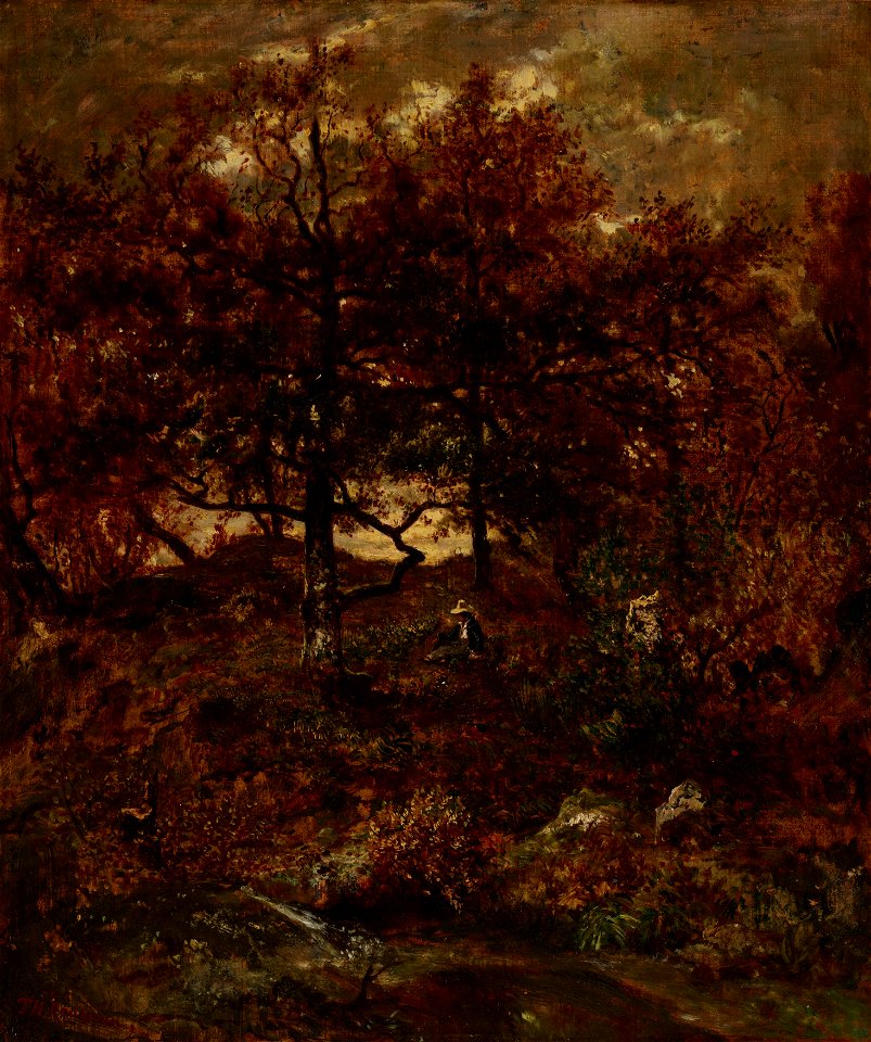 Théodore Rousseau - Autumn at St. Jean de Paris, Forest of Fontainebleau - 84.135 - Minneapolis Institute of Arts