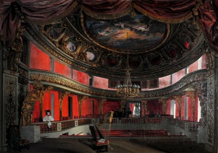 Théâtre de Marie-Antoinette en 1838, par Asselineau