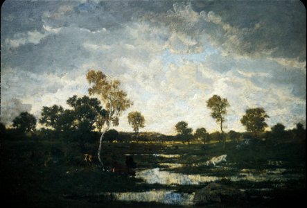 Théodore Rousseau - Plain of Chailly - y1950-16 - Princeton University Art Museum