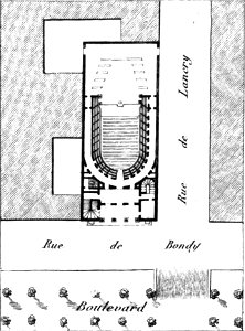 Théâtre des Jeunes Artistes - Kaufmann 1837 plate5 (plan)