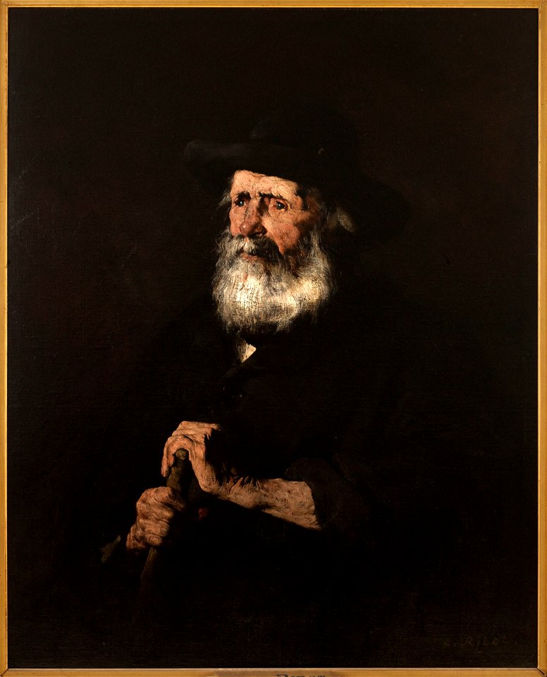 Théodule-Augustin Ribot - Portrait d'un vieillard - PPP708 - Musée des Beaux-Arts de la ville de Paris