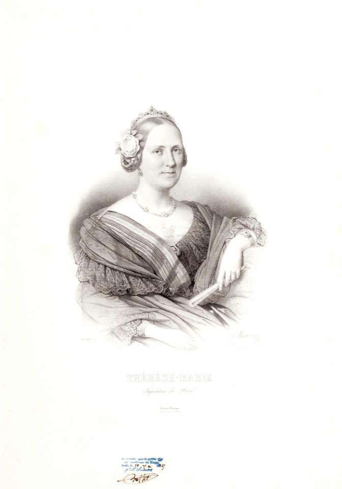 Thérèse-Marie Imperatrice du Brésil, da Coleção Brasiliana Iconográfica