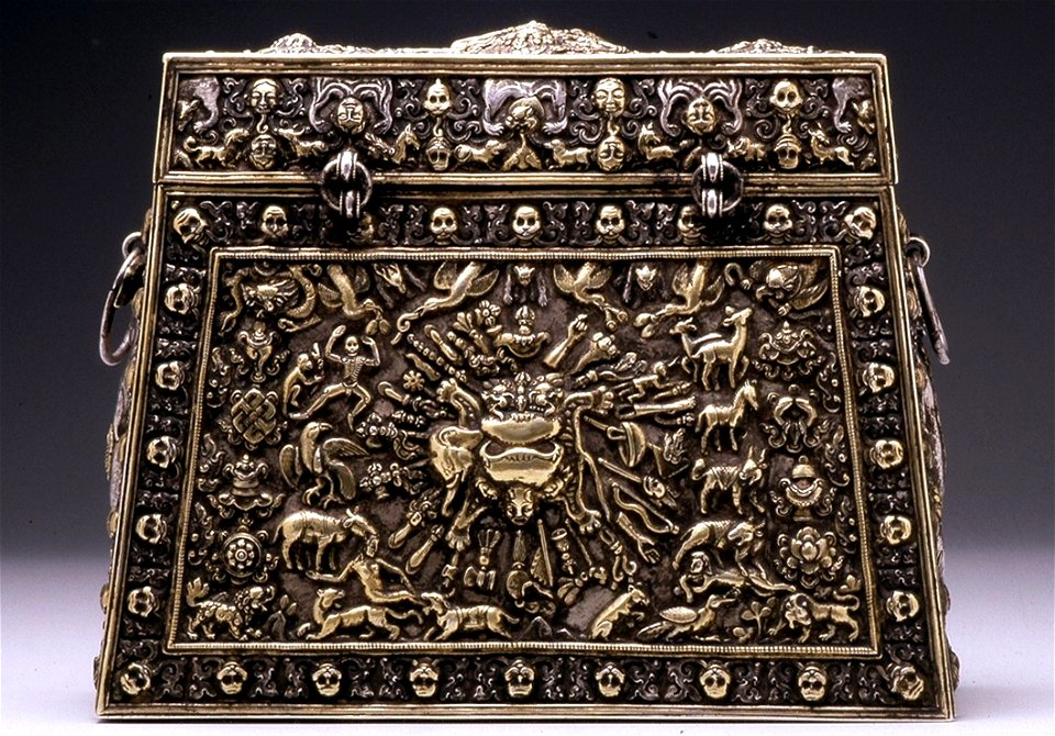 Tibetan - A Ritual Box - Walters 572299 - Reverse