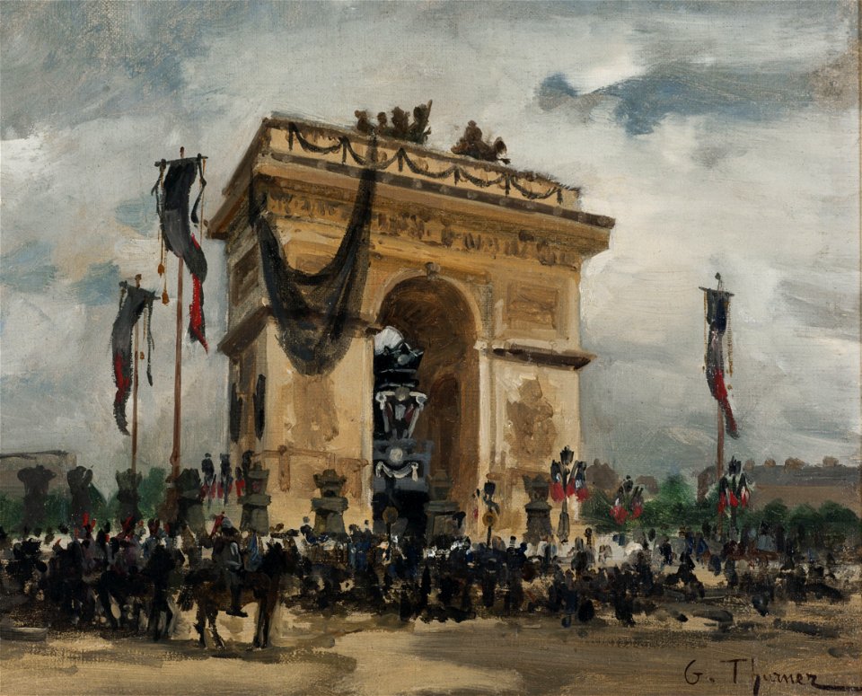 Thurner, Gabriel Edouard - Funérailels de Victor Hugo, 31 mai et 1er juin 1885 - 765 - Maison de Victor Hugo