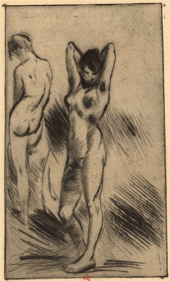 Théophile Alexandre Steinlen - Deux femmes nues (cropped)