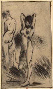 Théophile Alexandre Steinlen - Deux femmes nues (cropped)