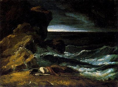 Théodore Géricault - The Wreck - WGA08638. Free illustration for personal and commercial use.