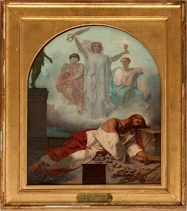 Théodore Pierre Nicolas Maillot - Esquisse pour l'église Saint-Jacques-du-Haut-le-Pas , Martyre de Saint Jacques - PPP4735 - Musée des Beaux-Arts de la ville de Paris