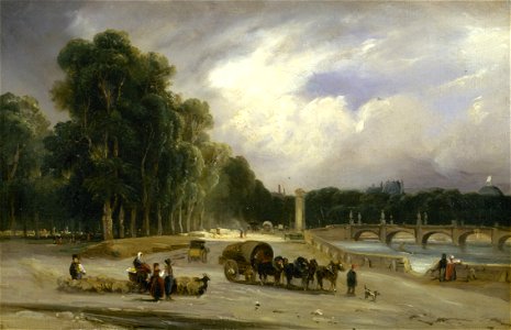 Théodore Gudin - Le Cours-la-Reine, vers 1828 - P2112 - Musée Carnavalet