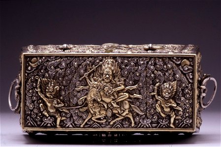 Tibetan - A Ritual Box - Walters 572299 - Top