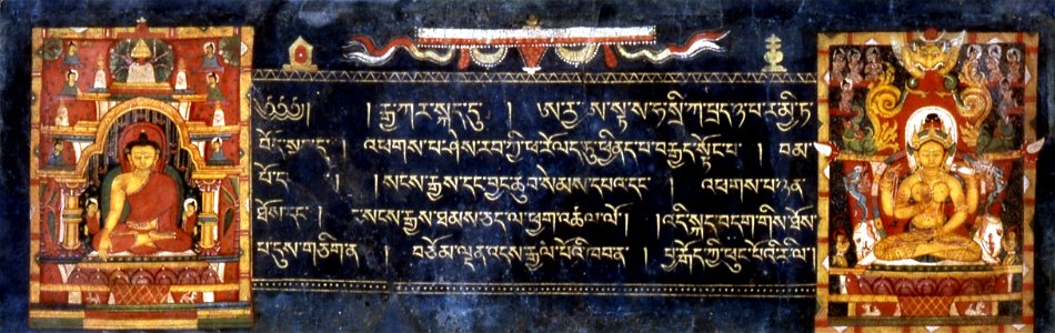 Tibetan - Buddha Shakyamuni and Prajnaparamita - Walters W8561