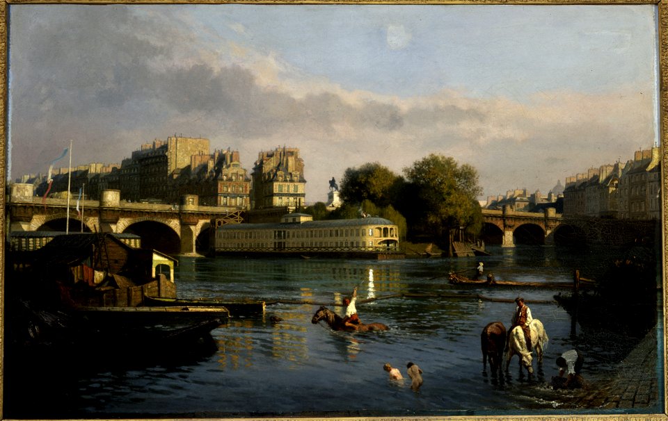 Théophile Meunier - Le Pont-Neuf et la pointe de l'île de la Cité - P1404 - Musée Carnavalet