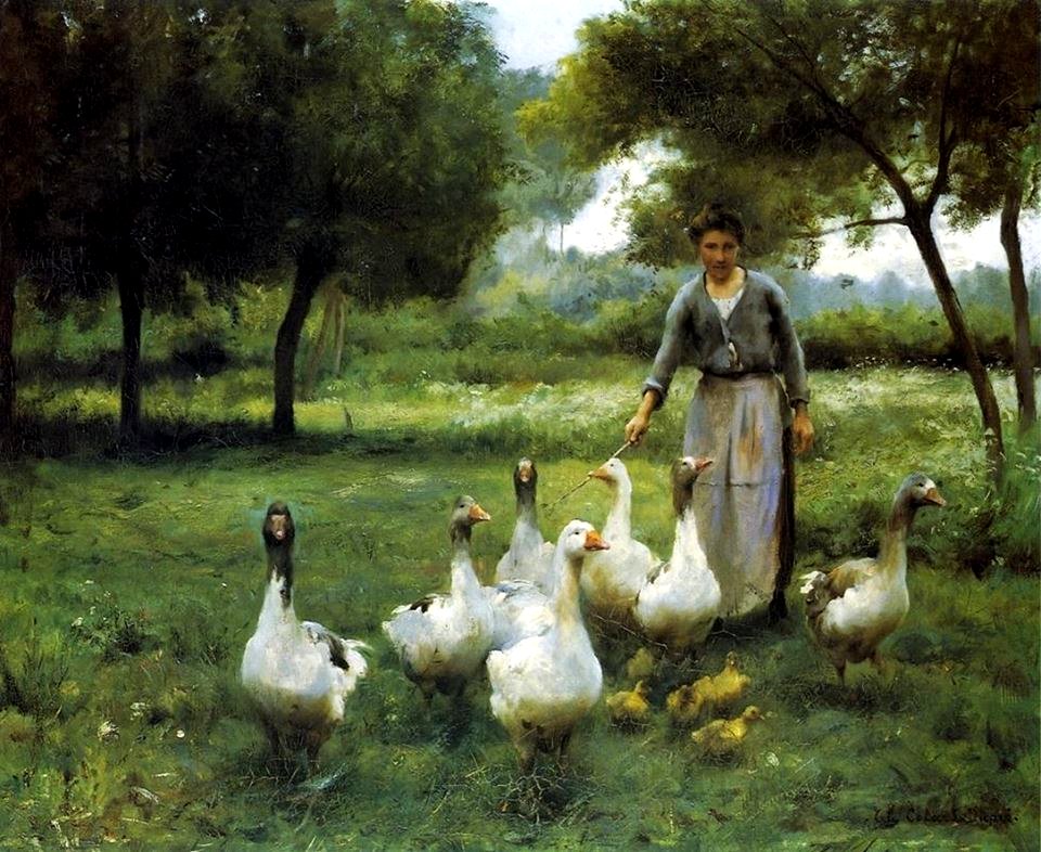 Thérèse Marthe Françoise Cotard-Dupré - Guiding the Geese