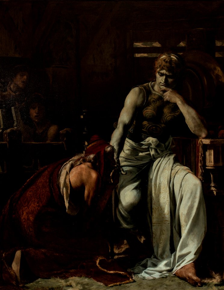 Théobald Chartran - Priam demandant à Achille le corps d'Hector - PPP4985 - Musée des Beaux-Arts de la ville de Paris