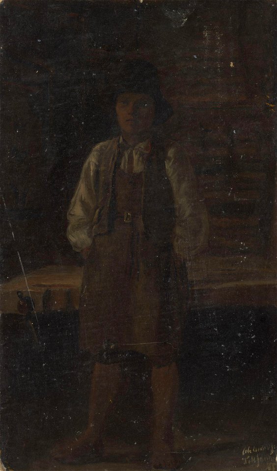 Adolph Tidemand - A Joiner's Apprentice - NG.M.00302-033 - National Museum of Art, Architecture and Design