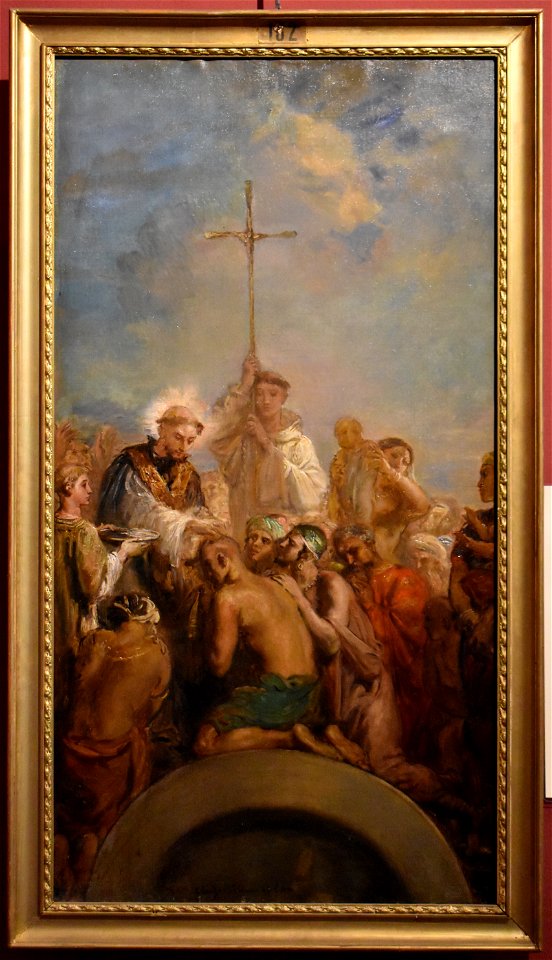 Théodore Chassériau - Saint François Xavier baptisant les Indiens
