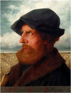 Théophile Lybaert (after Hans Holbein II) - Portrait of Augerius Gislenus Busbequius