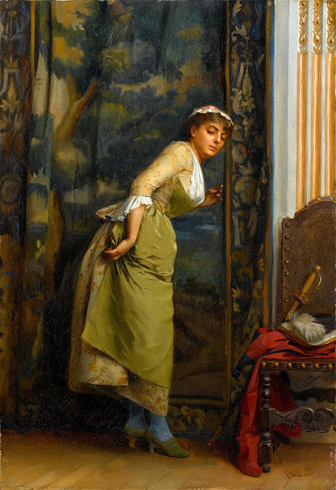 Théodore Jacques Ralli Eavesdropping 1880
