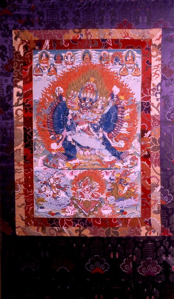 Tibetan - Identification Deity Vajrabhairava with Retinue - Walters 35293