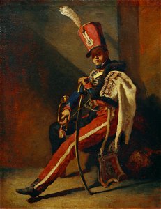 Théodore Géricault - Der Trompeter der Orleans-Husaren - 2518 - Österreichische Galerie Belvedere