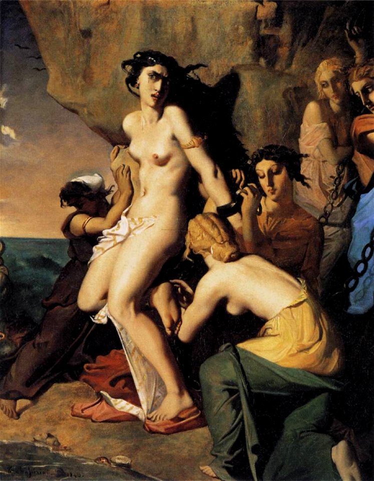 Théodore Chassériau - Andromeda and the Nereids - WGA4800