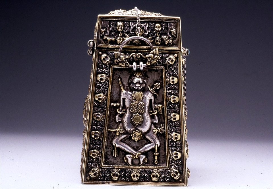 Tibetan - A Ritual Box - Walters 572299 - Left Side