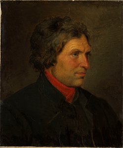Adolph Tidemand - Portrait of the Farmer Torstein Ringheim from Voss - NG.M.00897 - National Museum of Art, Architecture and Design