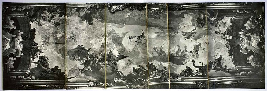 Tiepolo - Carro del Sole nell'Olimpo, 1740, Palazzo Clerici
