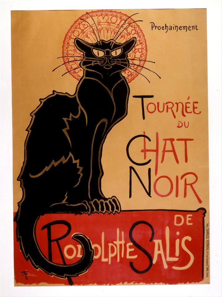 Théophile-Alexandre Steinlen - Tournée du Chat Noir de Rodolphe Salis (Tour of Rodolphe Salis' Chat Noir) - Google Art Project