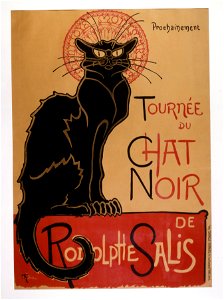 Théophile-Alexandre Steinlen - Tournée du Chat Noir de Rodolphe Salis (Tour of Rodolphe Salis' Chat Noir) - Google Art Project. Free illustration for personal and commercial use.