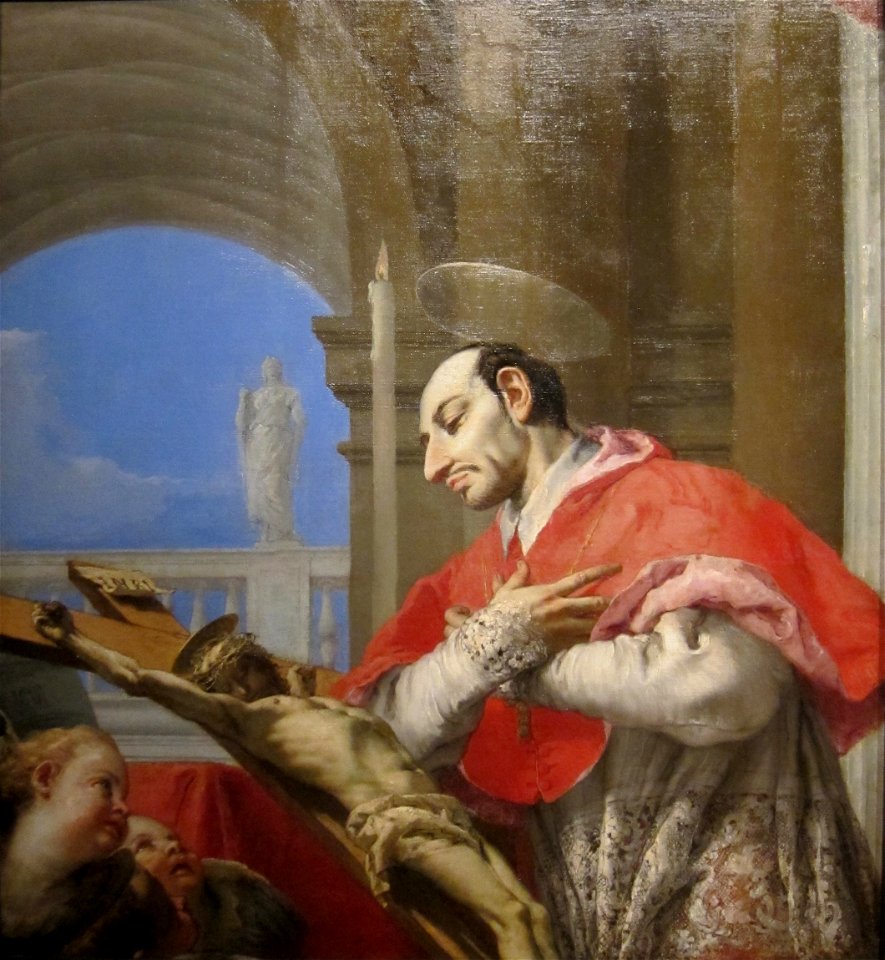 Saint Charles Borromeo by Giovanni Battista Tiepolo, 1767-69