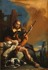Tiepolo - Saint Roch as a Pilgrim, c. 1730