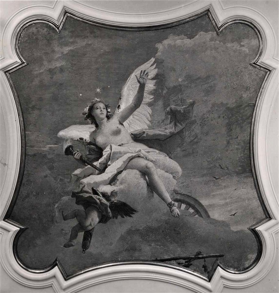 Tiepolo - Figura allegorica femminile, 1755 - 1760, Collezione Cini
