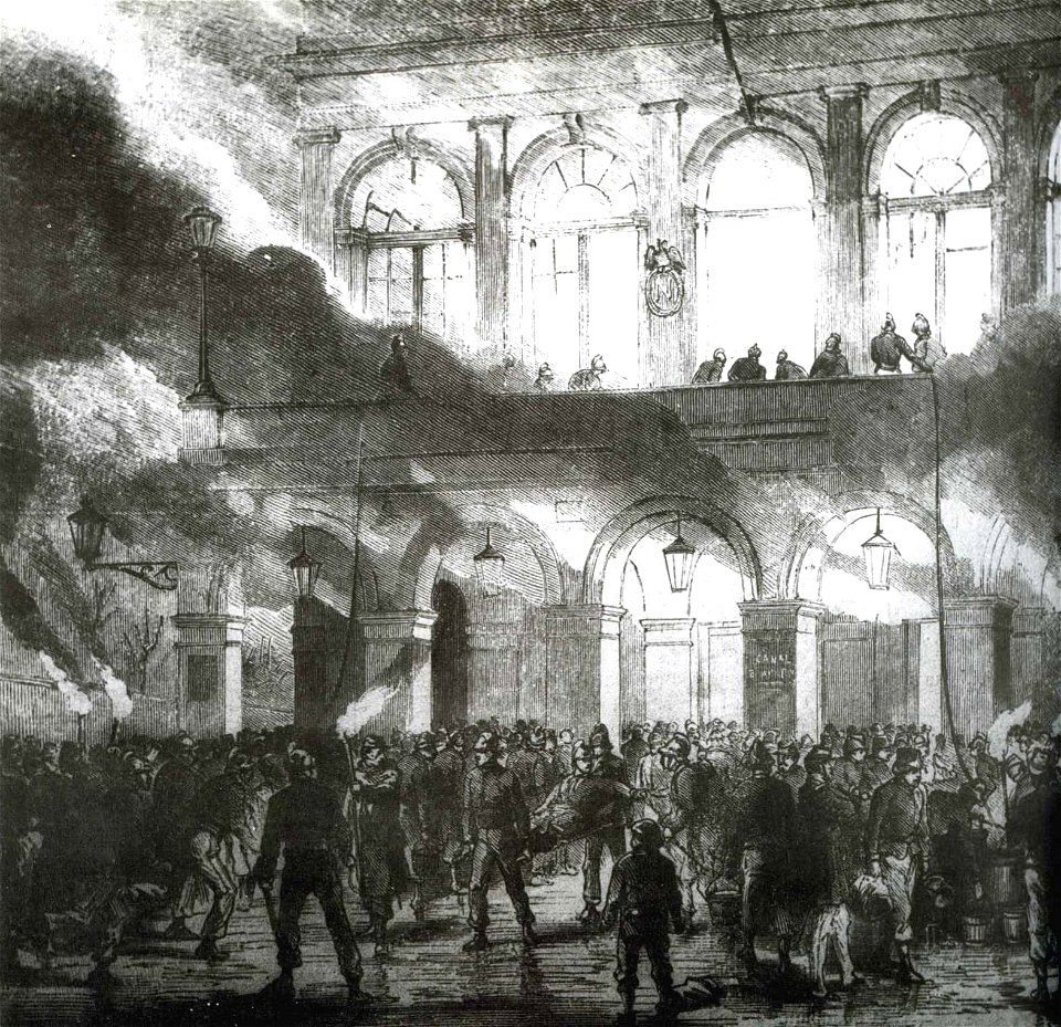 Théâtre de Belleville incendie